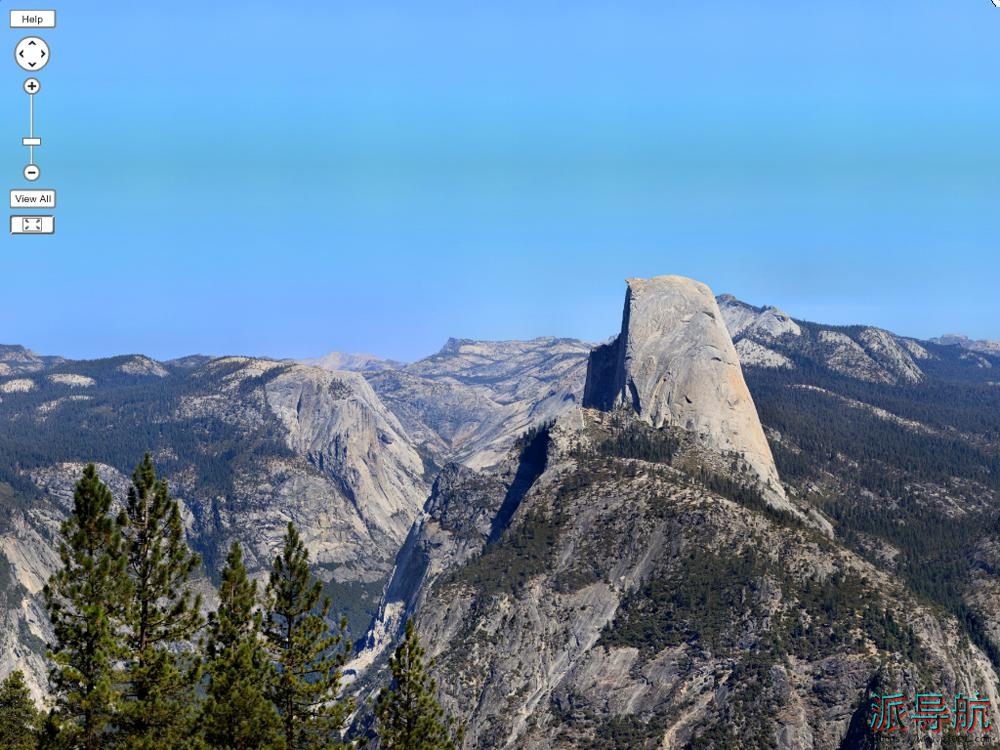 Yosemite's Half Dome (2.70 Gigapixels)